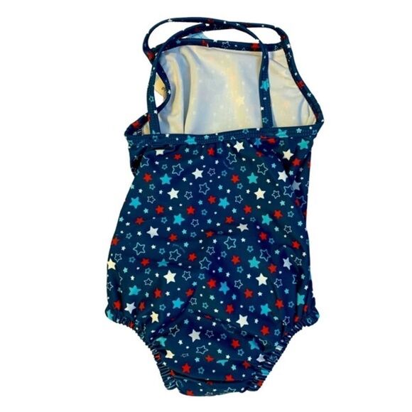 Swim Diaper Bathing Suit Baby Girl Green Sprouts Size 12 Months New With Tags - Picture 2 of 5